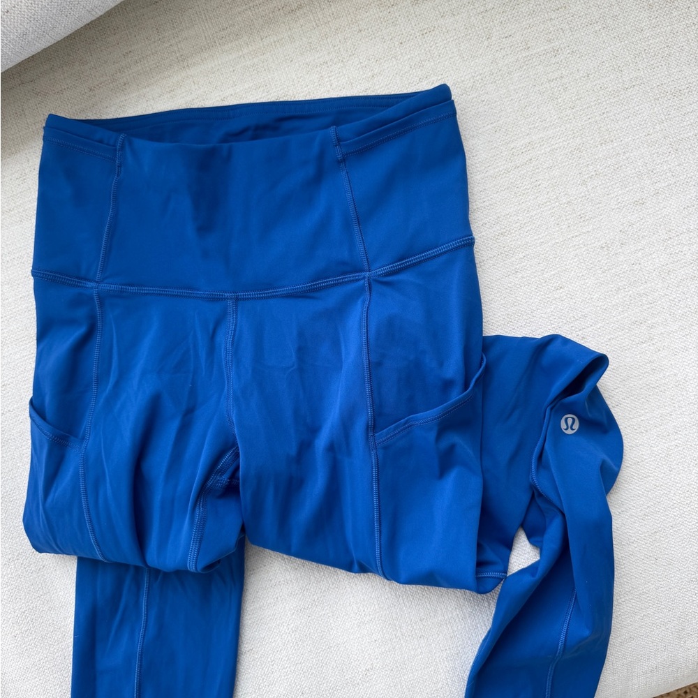 lululemon athletica Women's Vibrant Blue Leggings